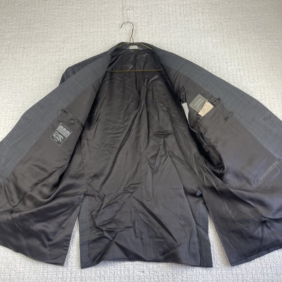 J.P. Tilford Samuelsohn x Harry Rosen charcoal gray Sport Blazer Jacket 44R READ - Picture 9 of 16